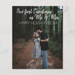Herr & Mrs. First Christmas Holiday Budget Flyer