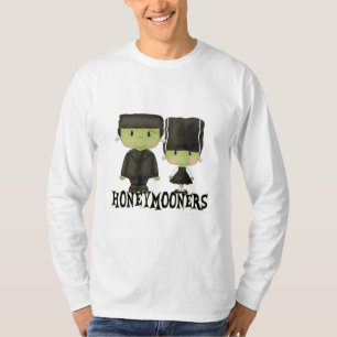 Herr & Mrs. Franken Honeymooners Funny Halloween T-Shirt
