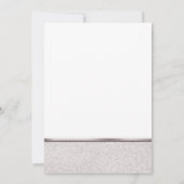 Herr & Mrs. Glamour Sparkle Einladung (Rückseite)