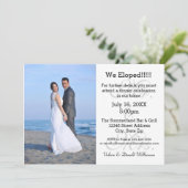 Herr & Mrs. Gray We Eloped - Ankündigung von Foto (Stehend Vorderseite)