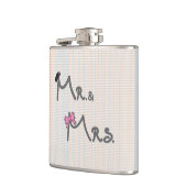 Herr & Mrs. Groom/Bride Flachmann (Links)