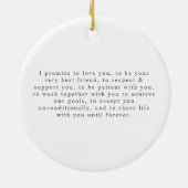 Herr & Mrs. Keramik Ornament (Hinten)