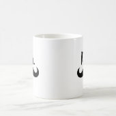 Herr & Mrs Lips & Mustache Couple Kaffeetasse (Mittel)