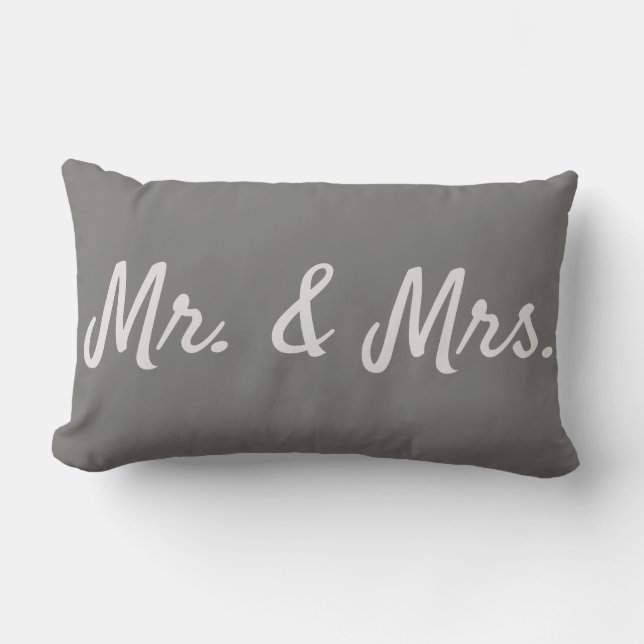 HERR & MRS Lumbalkissen Lendenkissen (Vorderseite)