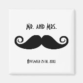 Herr & Mrs. Mustache Magnet (Vorne)