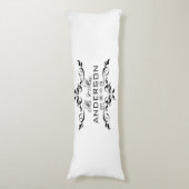 Herr & Mrs. Name Personalisiert Wedding Date Gesch Seitenschläferkissen (Vorderseite Vertikal)