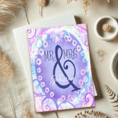 Herr & Mrs. Personalisiert Name Inspirivity Elegan Karte