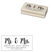 Herr & Mrs. Rubber Briefmarke Gummistempel (Stempel)