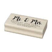 Herr & Mrs. Rubber Briefmarke Gummistempel (Stempel)