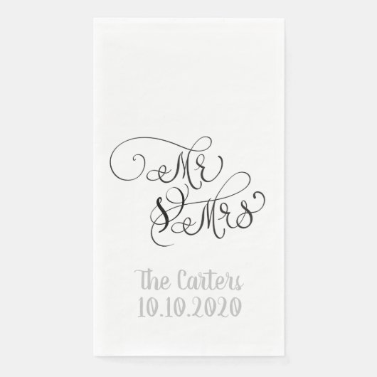 Herr & Mrs. Serviette (Vorderseite)