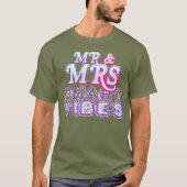 Herr & Mrs Smart Vibes Stylish Basic Dark T - Shir T-Shirt (Vorderseite)