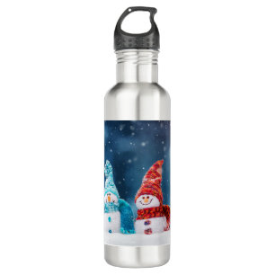 Herr & Mrs. Snowman Stainless Steel Bottle Edelstahlflasche