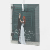 Herr & Mrs. | Verheiratete Weihnachtsschmuck (Vorderseite links)