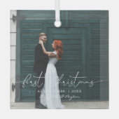 Herr & Mrs. | Verheiratete Weihnachtsschmuck (Vorderseite)