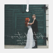 Herr & Mrs. | Verheiratete Weihnachtsschmuck (Rückseite)