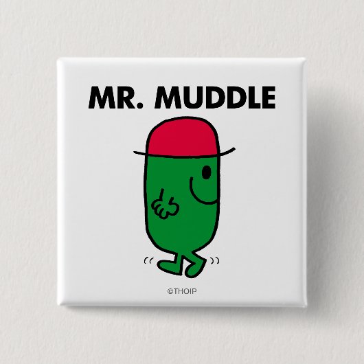 Herr Muddle | Rückwärts gehen Button (Vorderseite)