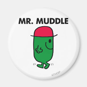 Herr Muddle Rückwärts gehen Magnet
