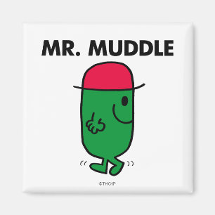Herr Muddle Rückwärts gehen Magnet