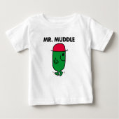 Herr Muddle | Rückwärts laufen Baby T-shirt (Vorderseite)
