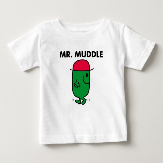 Herr Muddle | Rückwärts laufen Baby T-shirt (Vorderseite)