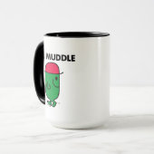 Herr Muddle | Rückwärts laufen Tasse (Vorderseite Links)