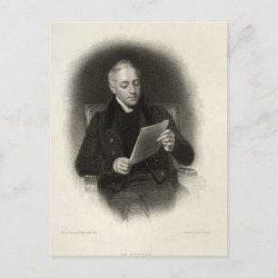 Herr Murray, Herausgeber von Lord Byrons Werken Postkarte
