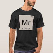 Herr - Mushroom Gemüsechemie Periodischer Tisch T-Shirt (Vorderseite)