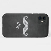 Herr Mustache auf Tafel iPhone 5 Case-Mate Hülle (Rückseite (Horizontal))