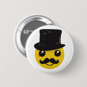 Herr Mustache Button (Vorne & Hinten)