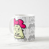 Herr Mustache Cartoon face v1-1 Kaffeetasse (Vorderseite Links)