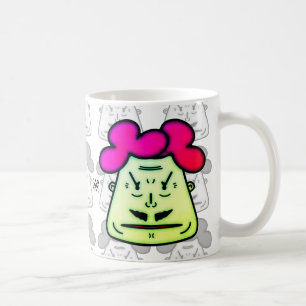 Herr Mustache Cartoon face v1-1 Kaffeetasse