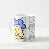 Herr Mustache Cartoon face v2-1 Kaffeetasse (Vorderseite Links)