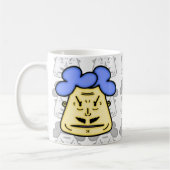 Herr Mustache Cartoon face v2-1 Kaffeetasse (Links)
