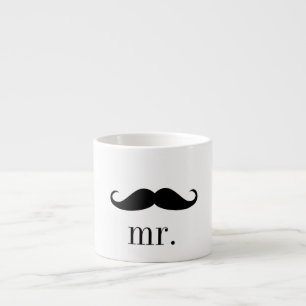 Herr Mustache: Espresso-Tasse Espressotasse