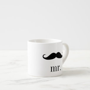 Herr Mustache: Espresso-Tasse Espressotasse