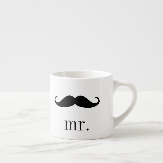 Herr Mustache: Espresso-Tasse Espressotasse (Rechts)