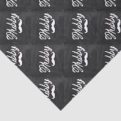 Herr Mustache, frisch verheiratet, Groom Honeymoon Seidenpapier (Ausschnitt)