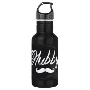 Herr Mustache, frisch verheiratet, Groom Honeymoon Trinkflasche