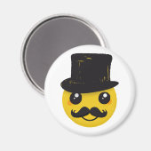 Herr Mustache Magnet (Vorderseite/Rückseite)
