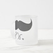 Herr Mustache Mug Mattglastasse (Vorderseite Links)