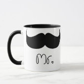 Herr Mustache Mug Tasse (Links)