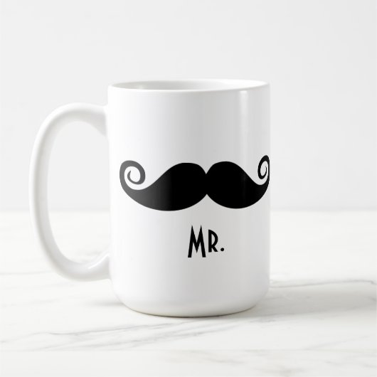 Herr Mustache u. Frau Lips Kaffeetasse (Links)