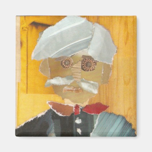 Herr Mustachio Magnet (Vorne)