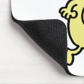 Herr Mutig winkt Hallo Mousepad (Ecke)