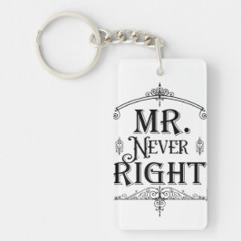 HERR NIE RICHTIG Vintager Deko Zierklassizismus Schlüsselanhänger