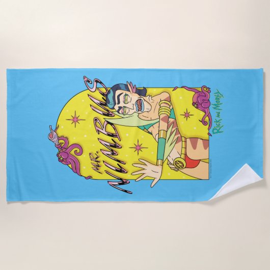 Herr Nimbus Strandtuch (Vorderseite)