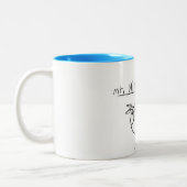 Herr Ninja Cookie Zweifarbige Tasse (Links)