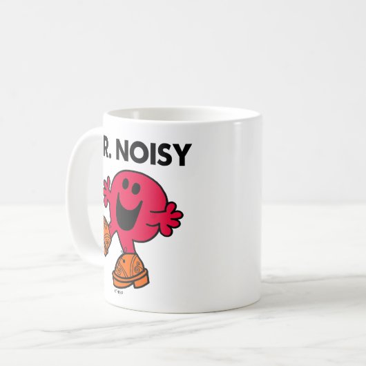 Herr Noisy | Große Walking - Clogs Kaffeetasse (Vorderseite Links)