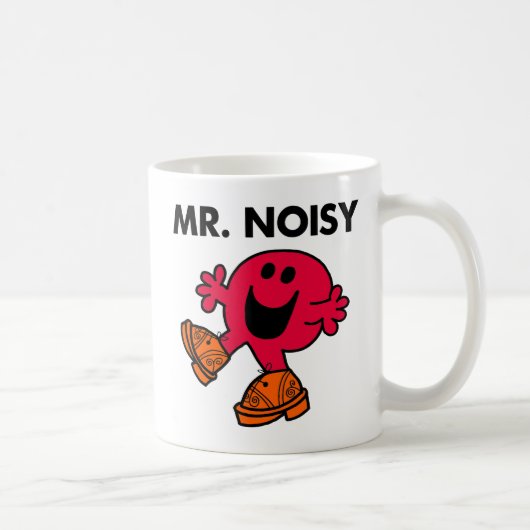 Herr Noisy | Große Walking - Clogs Kaffeetasse (Rechts)