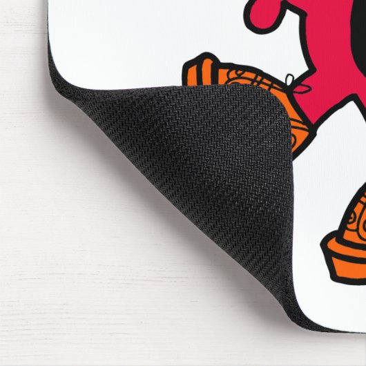 Herr Noisy | Große Walking - Clogs Mousepad (Ecke)